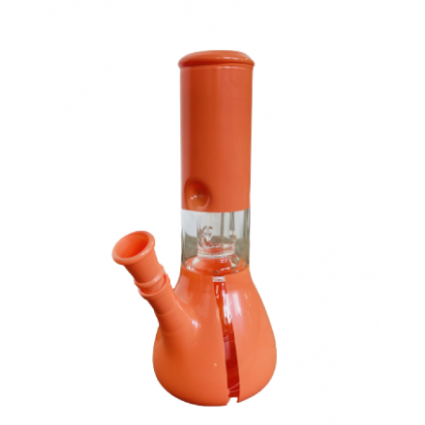 Glass mini bong with percolator